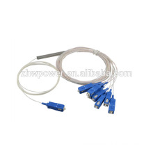 FTTH 1X8 SC Mini tube splitter APC UPC PC optical splitter for Passive Optical Networks